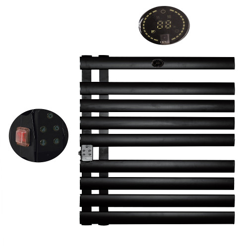 Електрическа лира за баня HOMA HBH-425B-LED 425W